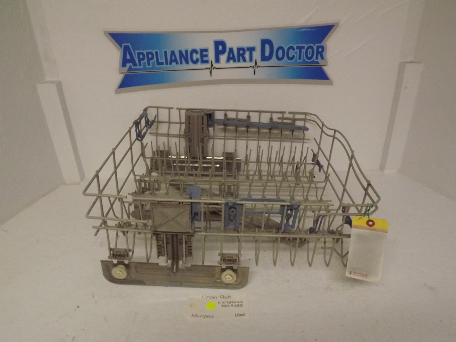 Whirlpool Dishwasher W10727422 8539235 Upper Rack Used Whirlpool Dishwasher W10727422 8539235 Upper Rack Used
